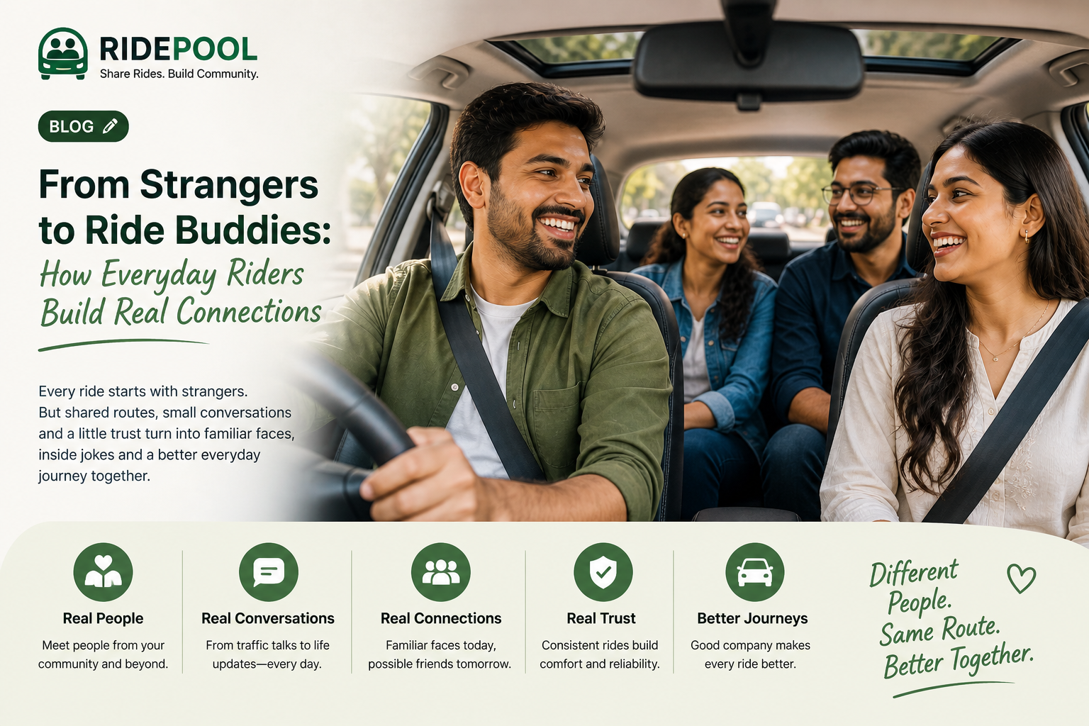 From Strangers to Ride Buddies: How Everyday Riders Build Real Connections